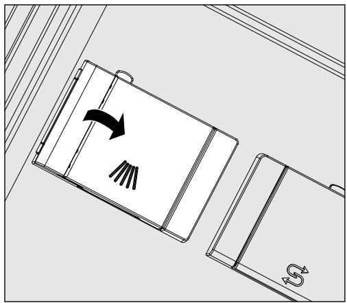 MIELE PFD401LW - Filling the door dispenser - 3