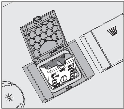 MIELE PFD401LW - Päfylling av regenereringssalt - 3