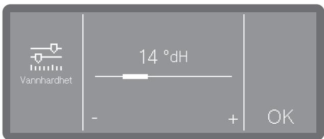 MIELE PFD401LW - Innstilling av vannhardhet - 1