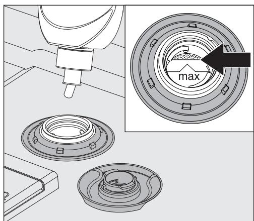 MIELE PFD401LW - Remplir l'appareil de dosage sur porte - 2