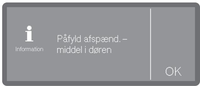 MIELE PFD401LW - Pafyldning i doseringsanlægget i doren - 3