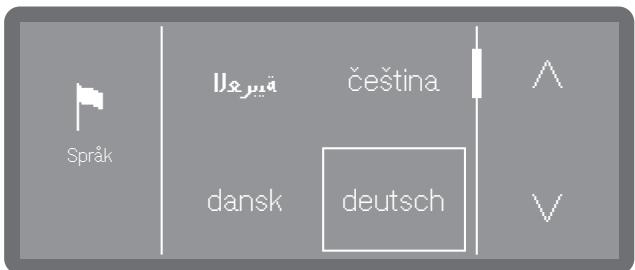 MIELE PFD401LW - Välj språk - 1