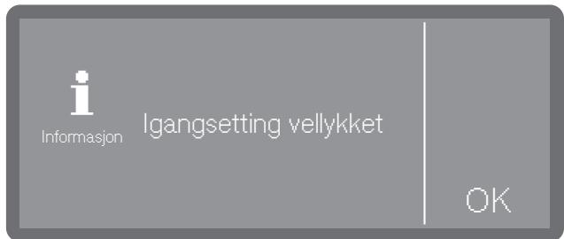 MIELE PFD401LW - Igangsettingen er avsluttet - 1