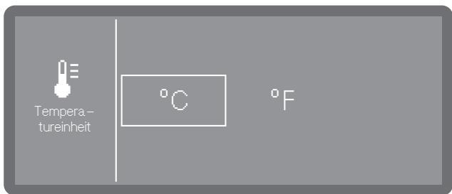 MIELE PFD401LW - Temperatureinheit auswahlen - 1