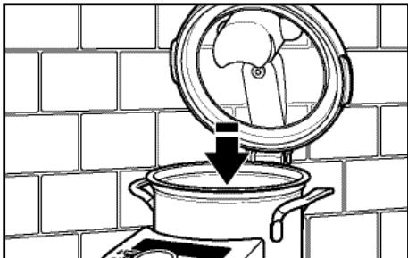 RITCHENAID DARTY COOK PROCESS POcopic - Utilisation du panier-vapeur interne rond - 4