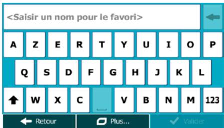 MAPPY MAXI E618 EUROPE - Enregistrer un emplacement comme destination favorite - 4