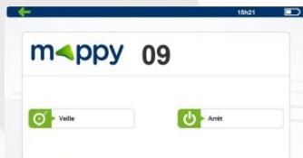 MAPPY MAXI E618 EUROPE - Éteindre notre appareil - 1