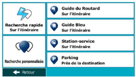 MAPPY MAXI E618 EUROPE - Rechercher un lieu d'intérêt à l'aide de catégories prédéfinies - 1