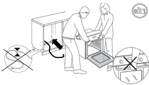 RITCHENAID KOFCS60900 - Préparation du meuble pour l'encastrement - 1