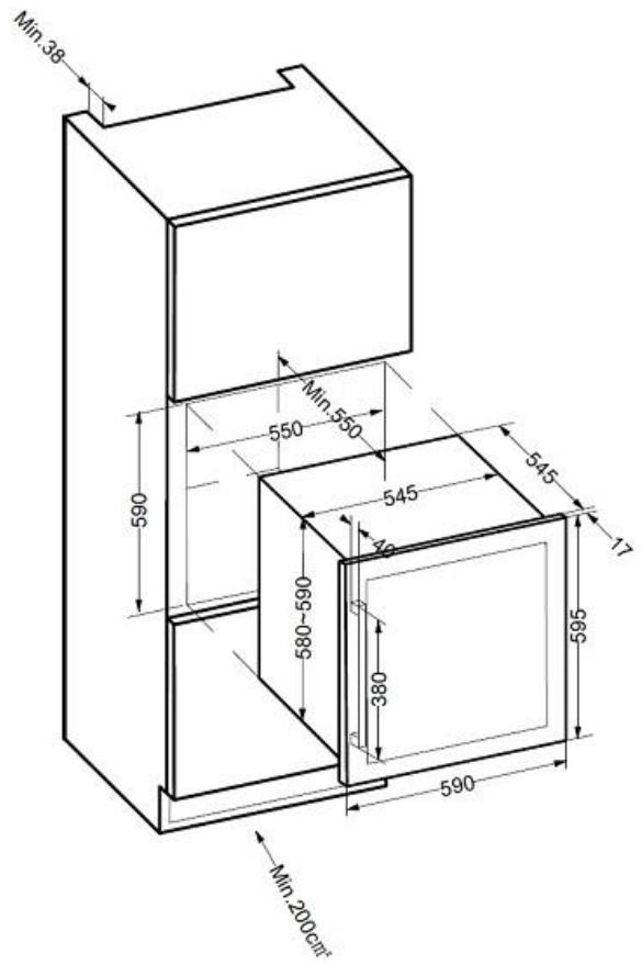 AVINTAGE AVINTAGECAVE_A_VINAVI60CDZ - Inbouwsschema - 1