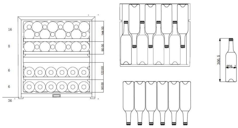 AVINTAGE AVINTAGECAVE_A_VINAVI60CDZ - Geadverteerde capacititeit - 1