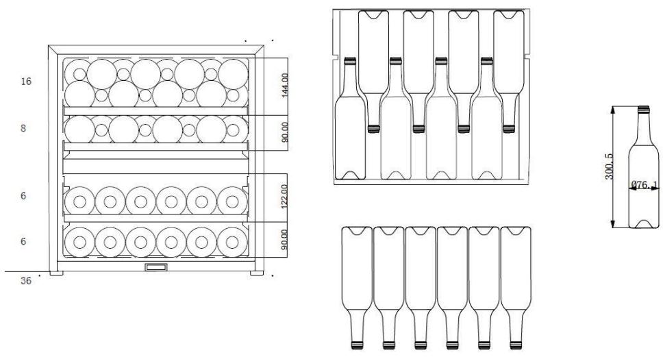 AVINTAGE AVINTAGECAVE_A_VINAVI60CDZ - Angezeigte Kapazität - 1