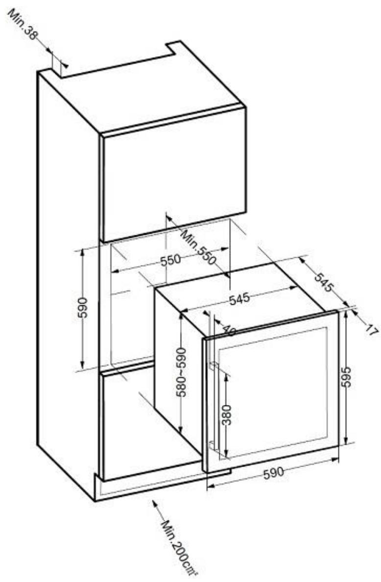 AVINTAGE AVINTAGECAVE_A_VINAVI60CDZ - Einbauschema - 1