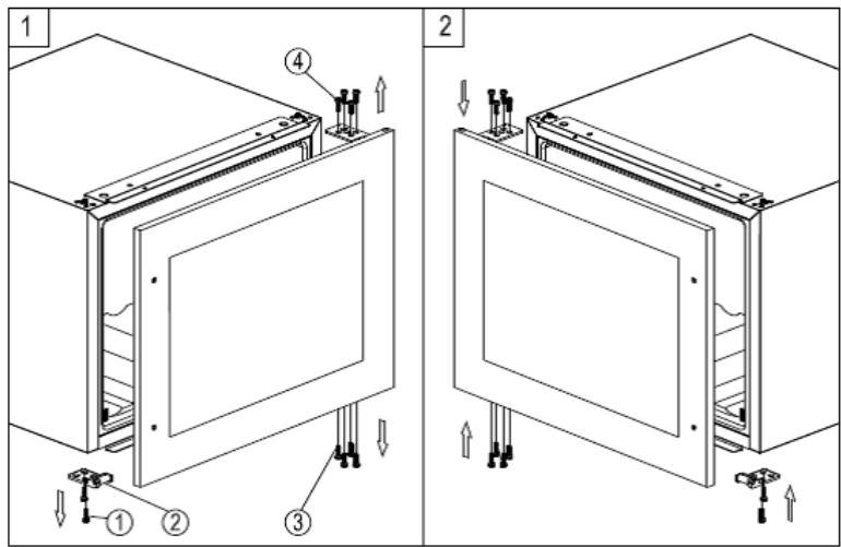 AVINTAGE AVINTAGECAVE_A_VINAVI60CDZ - Omkeerbaarheid van de deur - 1