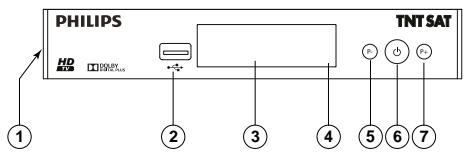 PHILIPS DSR 3231 TNTSAT - Face avant du Terminal - 1