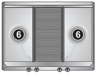 SMEG SR876PGH5 - Réglage du minimum pour gaz butane-propane - 7