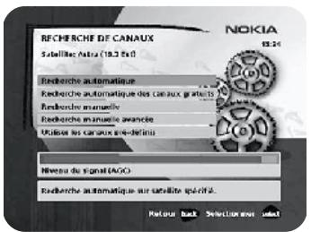 NOKIA 150 - Recherche de canaux en cours - 1