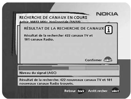 NOKIA 150 - Recherche de canaux en cours - 2