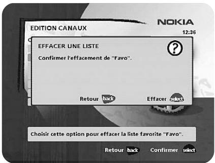 NOKIA 150 - Ajout/effacement de canaux - 1