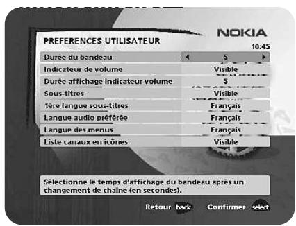 NOKIA 150 - Liste de canaux sous forme d'icones - 1