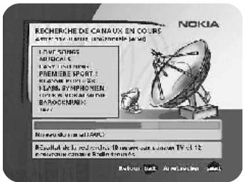 NOKIA 150 - Recherche de canaux en cours - 2