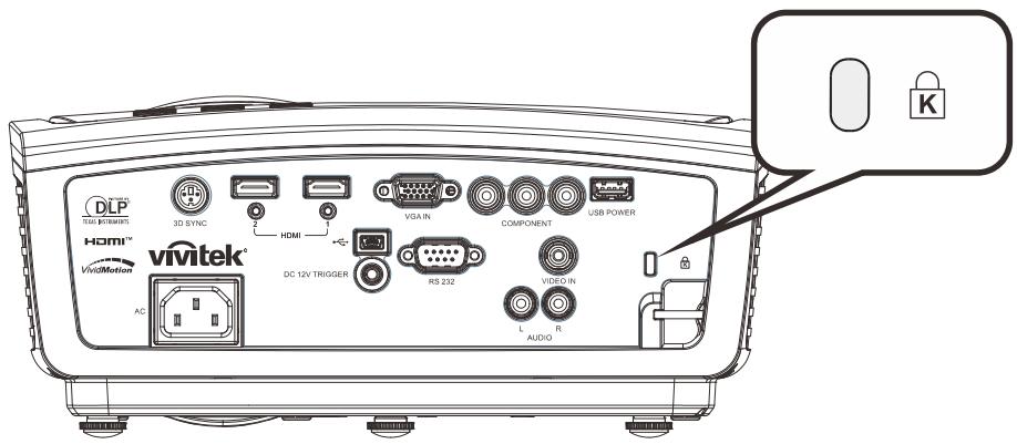 VIVITER H1188 - Utiliser le verrou Kensington - 1