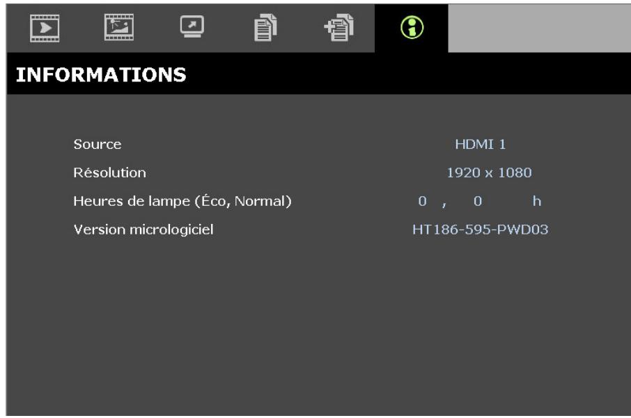 VIVITER H1188 - Menu INFORMATIONS - 1