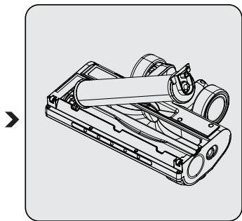 BEKO ASPIRATEUR-BALAIVRT84225VI - Curățarea periei - 3