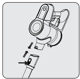 BEKO ASPIRATEUR-BALAIVRT84225VI - Installazione del corpo e della spazzola - 1