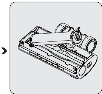 BEKO ASPIRATEUR-BALAIVRT84225VI - Cleaning of the brush - 3