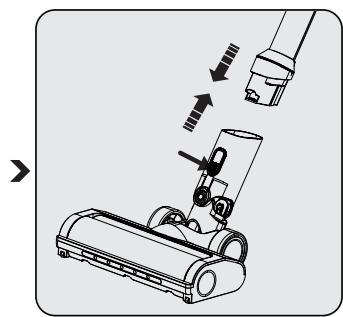 BEKO ASPIRATEUR-BALAIVRT84225VI - Installation of the body and the brush - 2