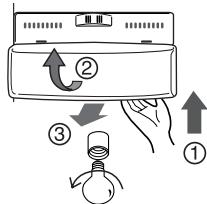 LG-GOLDSTAR GWL2278XTQAC - Lampe du compartmentnéglélateur - 1