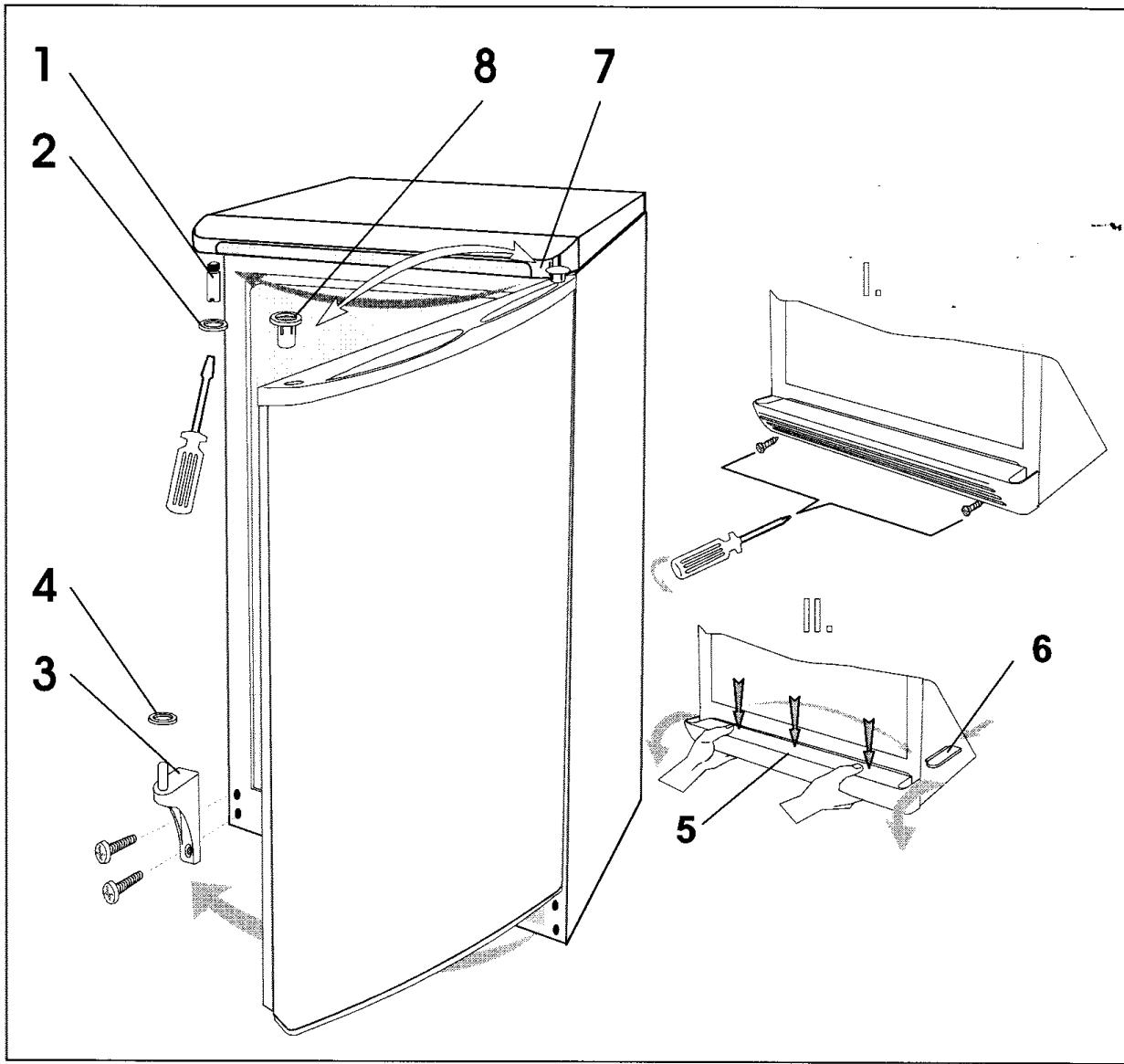 PROLINE FZ210 - Changement du sens d'ouverture de la porte - 1