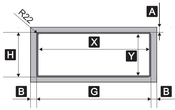 SMEG SI933D - Dimensions encastrement plans de cuisson au ras - 4