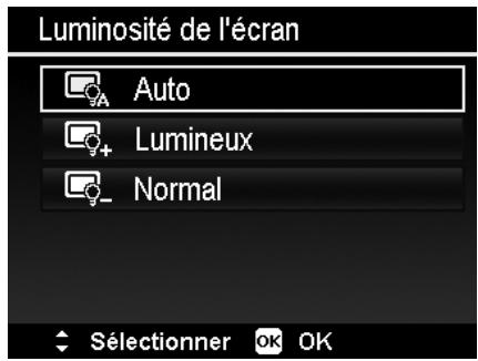 HITACHI HBC 1600E BLACK - Réglage de la luminosité LCD - 1