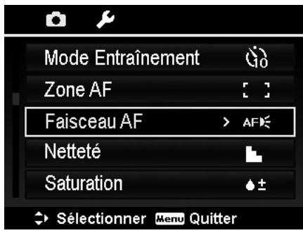 HITACHI HBC 1600E BLACK - Réglage de la lampe AF - 1