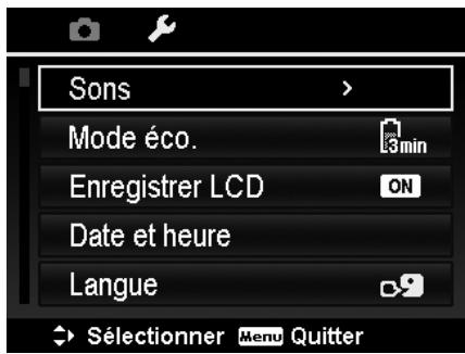 HITACHI HBC 1600E BLACK - Pour acceder au Menu des Reglages: - 1
