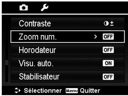 HITACHI HBC 1600E BLACK - Réglage du zoom numérique - 1