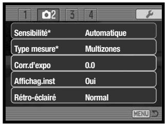 KONICA MINOLTA NC - Navigation dans les menus d'enregistrement - 12