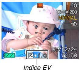 CASIO EX-257 - Correction de l'exposition (Modification de I'indice EV) - 2
