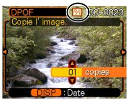 CASIO EX-257 - Régler les paramètres d'impression pour une seule photo - 3