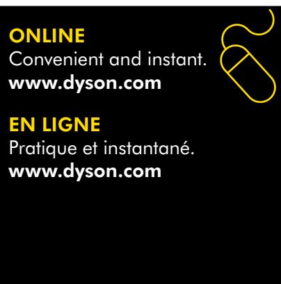 DYSON DC45 FULL KIT - EASY WAYS TO REGISTER | 3 FAÇONS DE S'ENREGISTRER FACILEMENT - 1