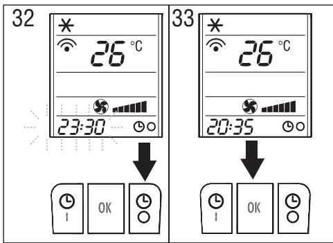 DELONGHI PAC WE125 ECO BLEU - Programmation de I'arret - 3