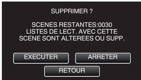 VC GZ-E200 BLACK - Appuyez sur les fichiers à effacer. - 4