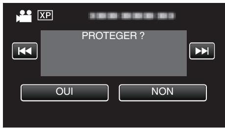 VC GZ-E200 BLACK - Protégé/Annuler la protection du fichier actuellement affché - 3