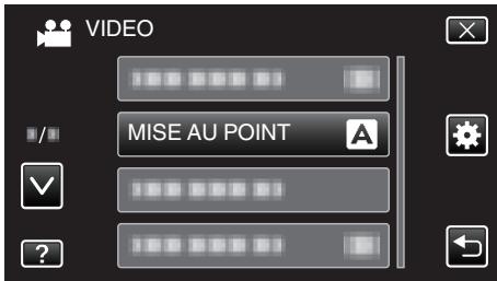 VC GZ-E200 BLACK - Ajuster manuellement la mise en point - 5