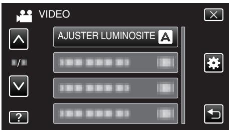 VC GZ-E200 BLACK - Ajuster la luminosité - 5