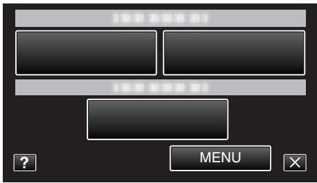 VC GZ-E200 BLACK - Tapez sur "MENU" dans le menu de raccourcis. - 1