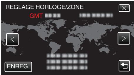 VC GZ-E200 BLACK - Sélectionnez votre région puis appuyez sur "ENREG." - 1