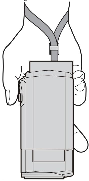 VC GZ-E200 BLACK - Utiliser comme dragonne - 1
